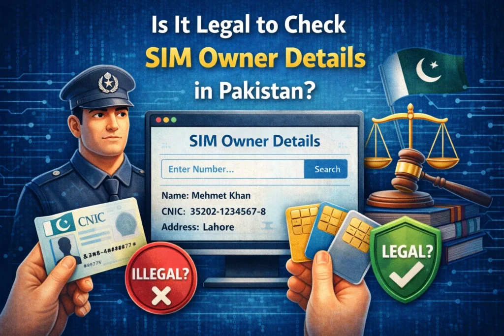 Is It Legal to Check SIM Owner Details in Pakistan?