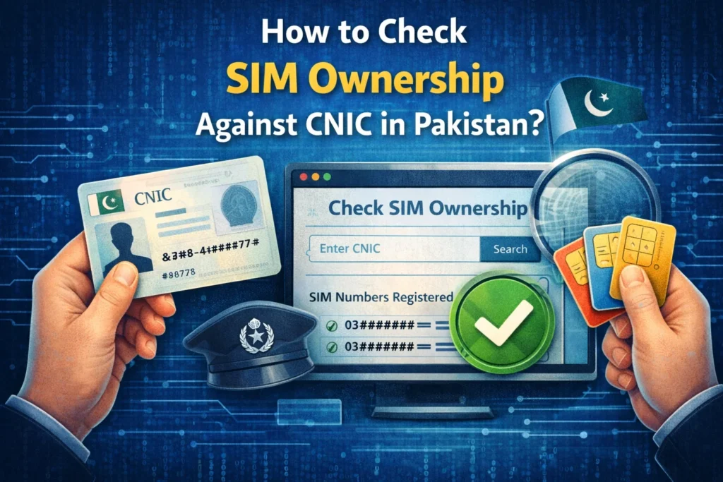 How to Verify SIM Ownership Against CNIC in Pakistan